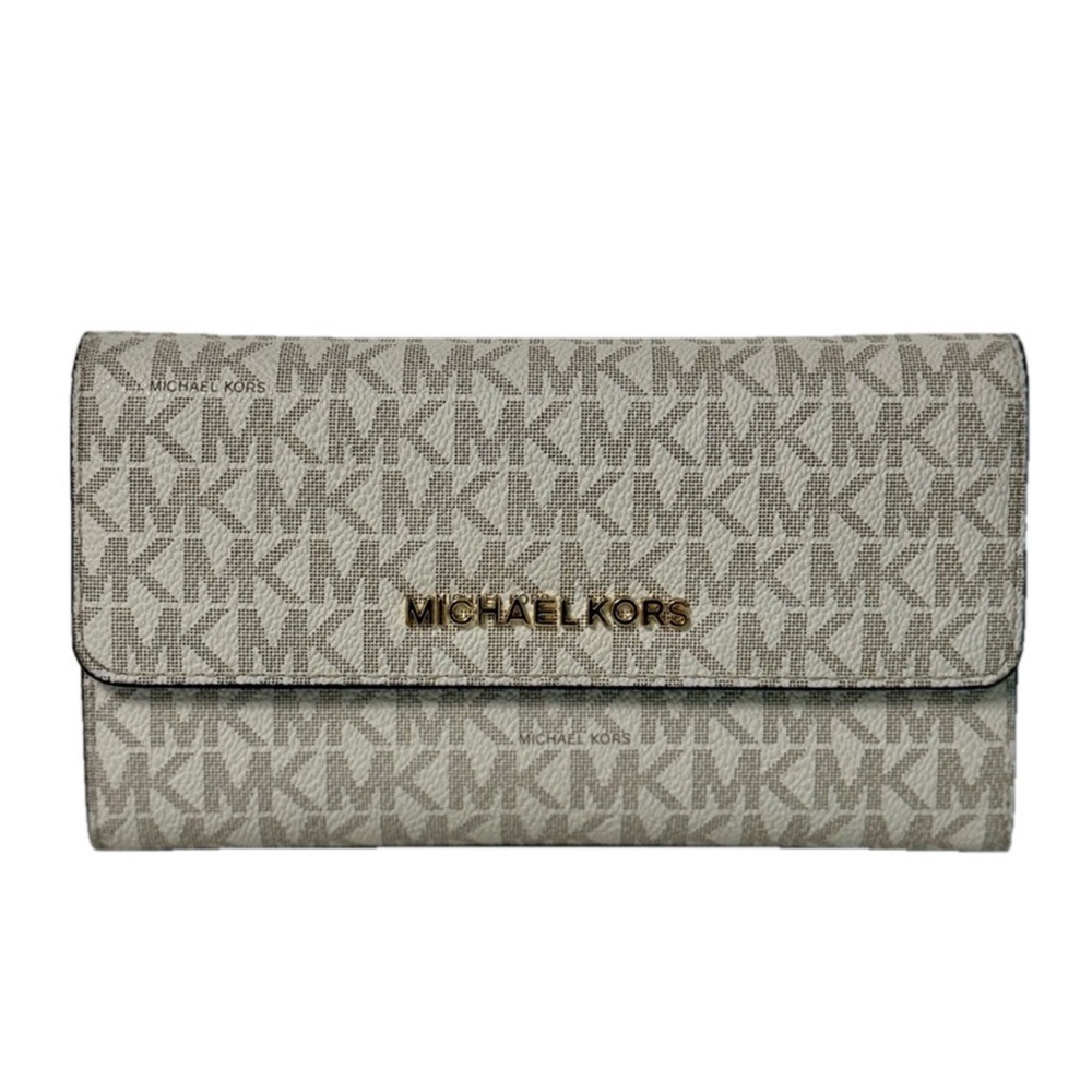 MICHAEL KORS LARGE LOGO TRIFOLD WALLET - Picture 4 of 9